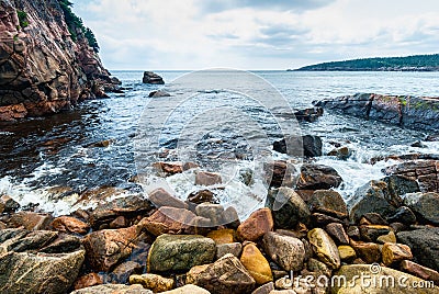Black Brook beach, Cape Breton, Nova Scotia, Canada. Stock Photo