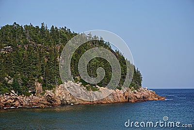 Black Brook Beach, Cape Breton, Nova Scotia, Canada Stock Photo