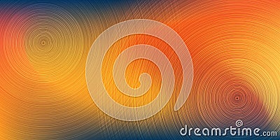Black, Brown and Yellow Minimal 3D Geometric Pattern Background with Concentric Circles, Multi Purpose Template, Round Shapes Vector Illustration