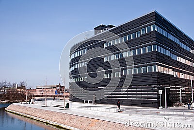 Black building Stock Photo