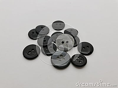 Black button Stock Photo