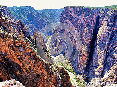 Black Canyon of the Gunnison Stock Photo