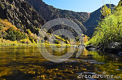 Black Canyon of the Gunnison East Portal 2 Stock Photo