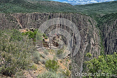 Black Canyon of the Gunnison Editorial Stock Photo