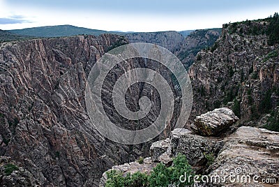 Black Canyon of the Gunnison Stock Photo