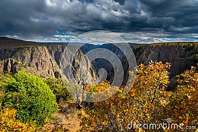 Black Canyon of the Gunnison National Park Stock Photo