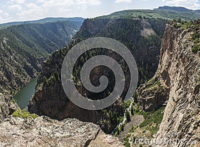 Black Canyon of the Gunnison National Park, stock image Stock Photo