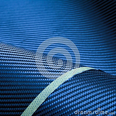 Black carbon fiber twill composite material background Stock Photo