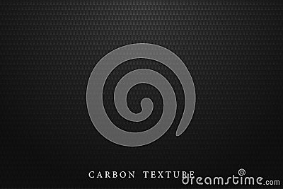 Black carbon texture. Dark background. Vector Illustration