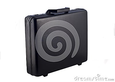 Black case isolated Stock Photo