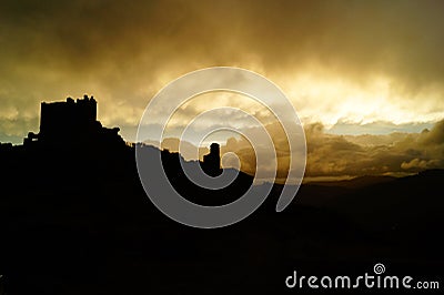 Black Castle Stock Photo