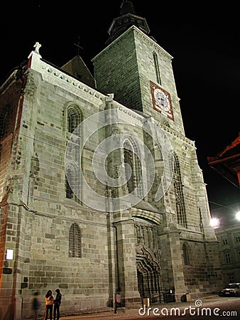 Black Church Stock Photo