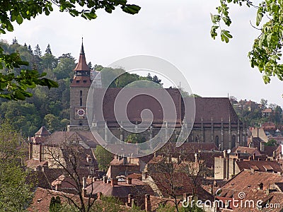 Black church Stock Photo