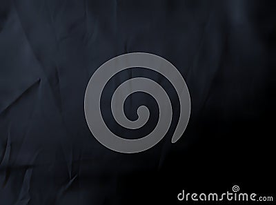 Black cloth texture background. Tangled viscose fabric surface Stock Photo