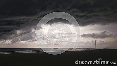 Black clouds Stock Photo
