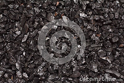 Black coal Stock Photo