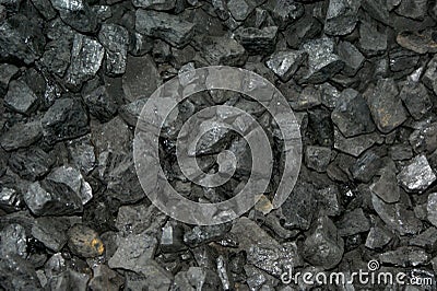 Black Coal Stock Photo