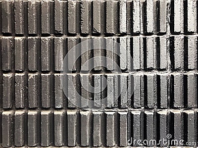 Black coarse cement wall background Stock Photo