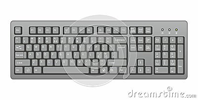 Ð¡omputer keyboard. vector illustration Vector Illustration