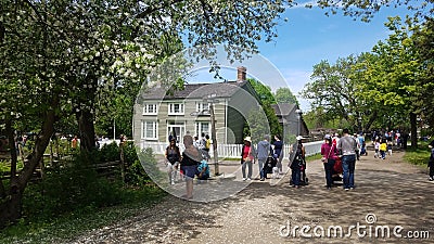 Black creek pioneer village in Toronto Editorial Stock Photo