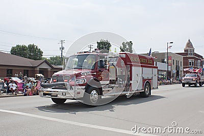 Black Creek Rural Fire Department Truck Editorial Stock Photo