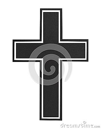 Black cross Stock Photo