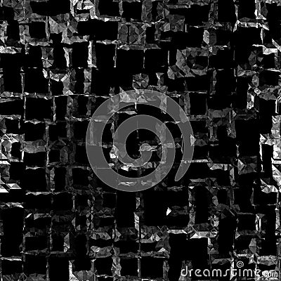 Black crystal seamless texture Stock Photo