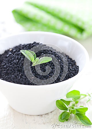 Black cumin Stock Photo