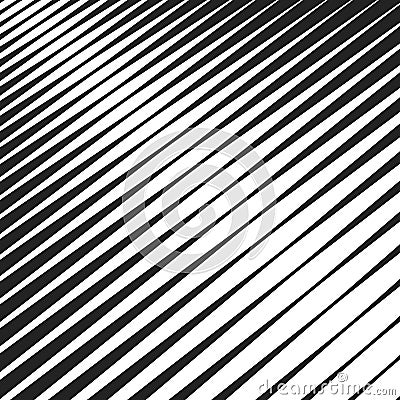 Halftone diagonal lines with different width Stock Photo