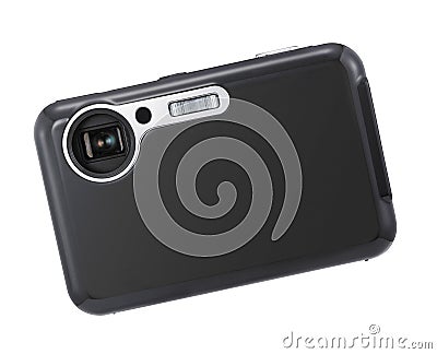 Black digital camera Stock Photo