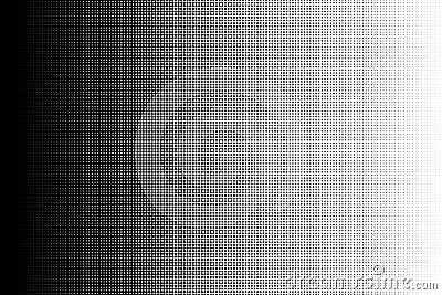 Black dot pattern. Circle transition pattern background. Vector Illustration