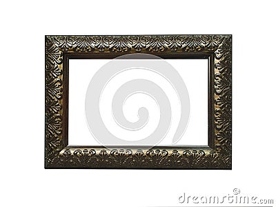 Photo frame on isolated white background Stock Photo