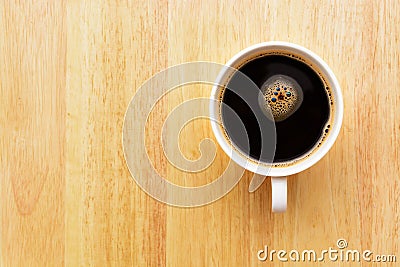 Black espesso coffee Stock Photo