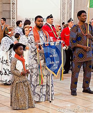 Catholic Holy Week Celebrations in Spain Editorial Stock Photo