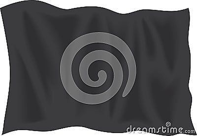 Black Flag cut out Stock Photo