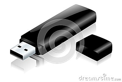 Black flash card vector Vector Illustration