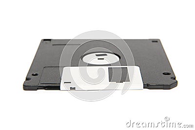 Black floppy disk Stock Photo