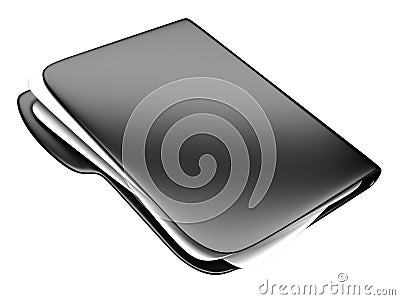 Black Folder icon Stock Photo