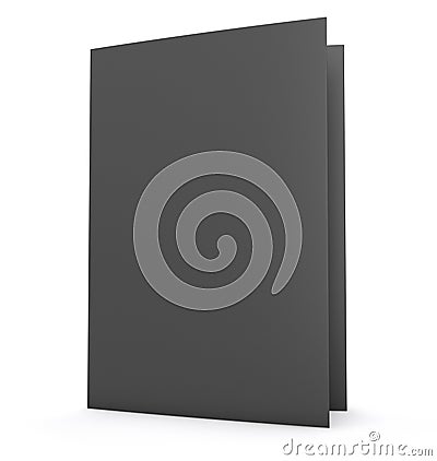 Black Folder Stock Photo