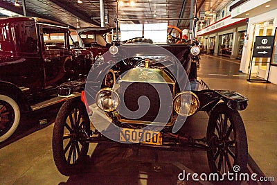 Black 1915 Ford Model T Roadster Editorial Stock Photo