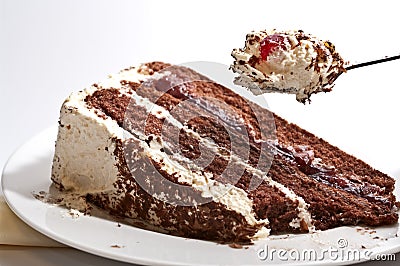 Black forest gateau Stock Photo