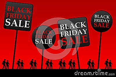 Black friday Stock Photo