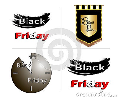 Black Friday is back Vector Illustration