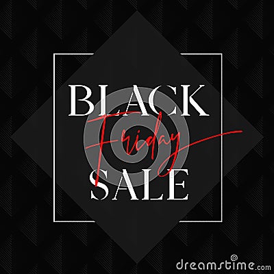 Black Friday Sale Classy Card Stock Photo