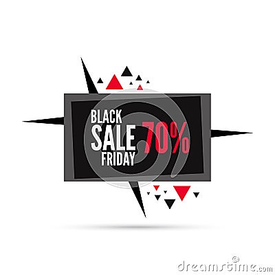 Black Friday sale. Vector Illustration