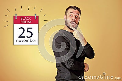 Black Friday sale - holiday shopping concept Stock Photo