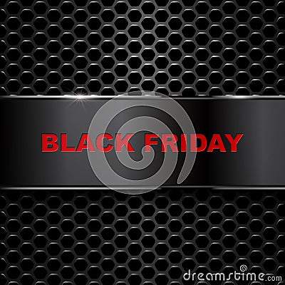 Black Friday sale inscription design template Cartoon Illustration