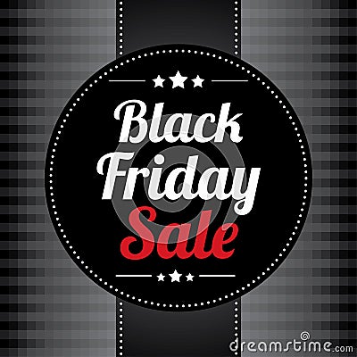 Black Friday Sale poster Vector Illustration