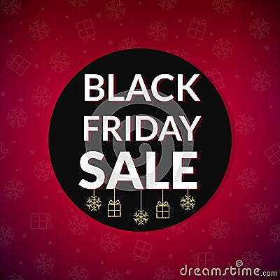 Black Friday Sale Vector Illustration