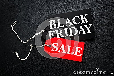 Black Friday Sale tag Stock Photo